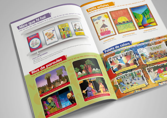 Diseño y maquetación de revistas para colegios barcelona