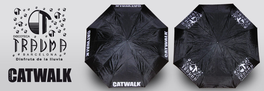 diseño paraguas merchandising barcelona